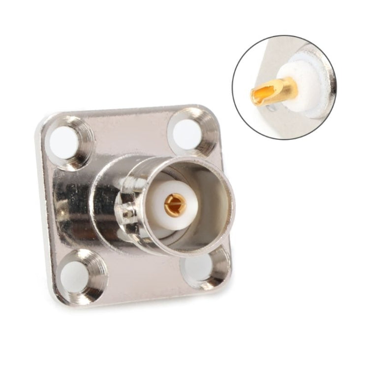 4 Hole BNC Female Jack Panel Chassis with Solderable Terminal