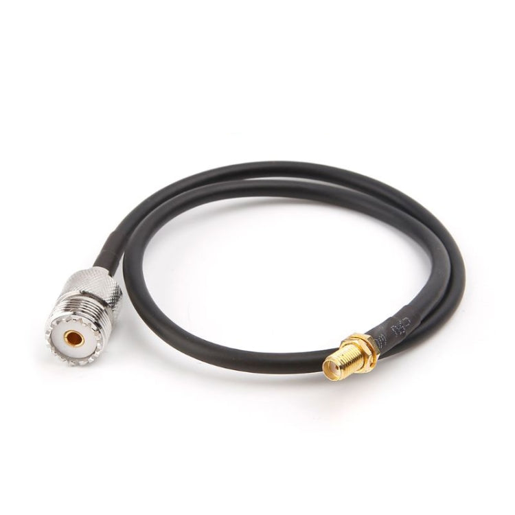 50cm RG58 SMA Female to UHF SO239 PL259 Female Extension Cable