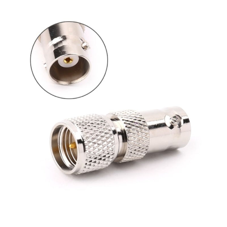 BNC Female to Mini UHF Male Connector Adapter with Multi-Functional Usage and Durable Material