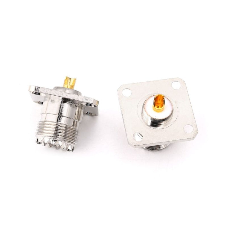 5 Piece UHF SO239 Female Flange Panel Mount Adapter