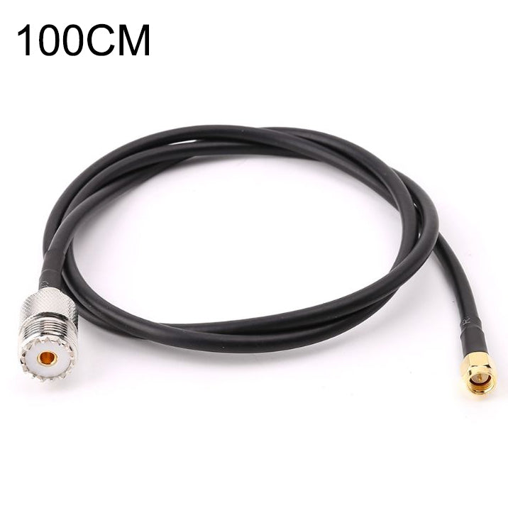 100cm RG58 UHF Female to SMA Male Connecting Cable
