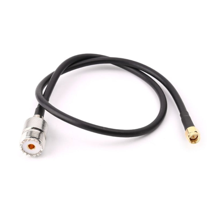 50cm RG58 UHF Female to SMA Male Connecting Cable