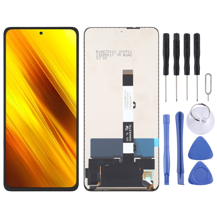 Full Assembly LCD Screen and Digitizer Replacement for Redmi Note 9 Pro 5G / Xiaomi Mi 10T Lite 5G