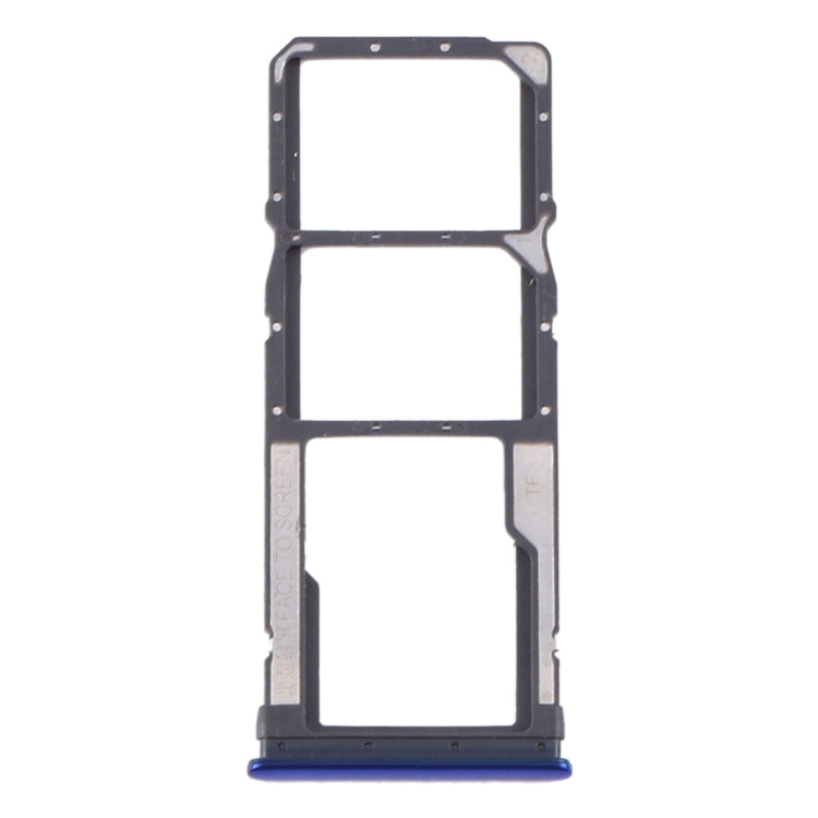 SIM Card Tray, Micro SD Card Tray for Xiaomi Redmi Note 8T / Redmi Note 8 (Blue)