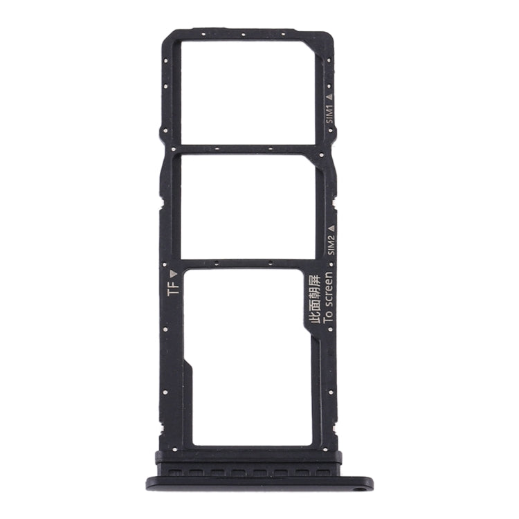SIM Card Tray, Micro SD Card Tray Combo for Huawei Y7p - High-Quality Black Replacement