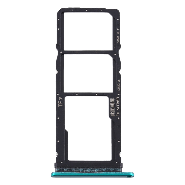 SIM Card Tray, SIM Card Tray, and Micro SD Card Tray Set for Huawei Y7p (Green)