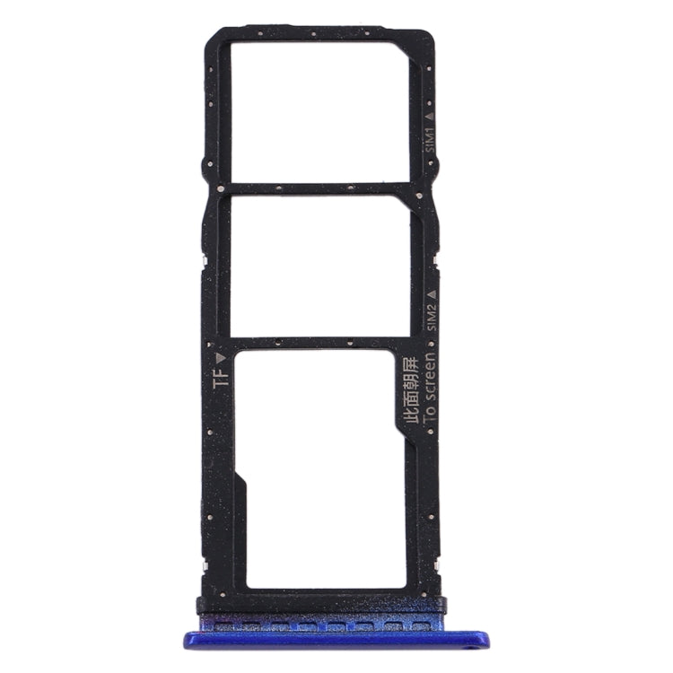 SIM Card Tray, SIM Card Tray, and Micro SD Card Tray Replacement Set for Huawei Y7p - Blue