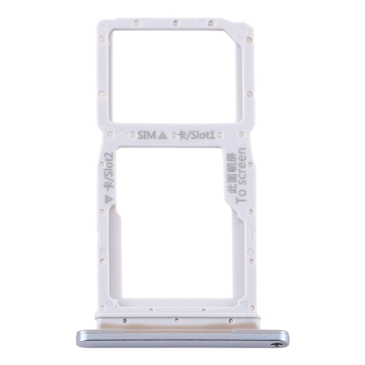 SIM and SD Card Tray Replacement for Huawei Y9s 2020 (Silver)