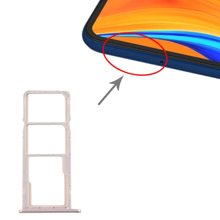 Huawei Y6s (2019) Gold SIM Card and Micro SD Card Tray Set