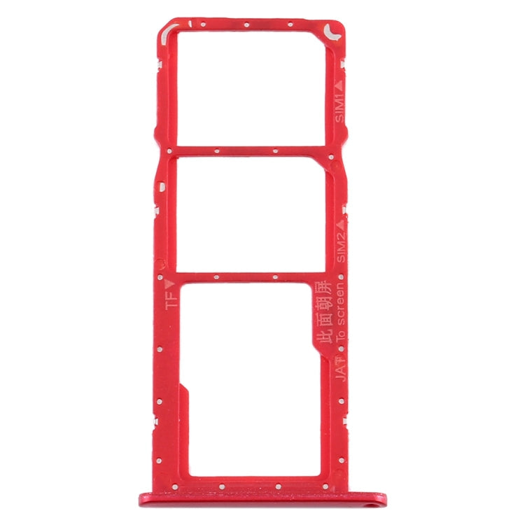 SIM and Micro SD Card Tray Set for Huawei Y6s (2019) (Red)