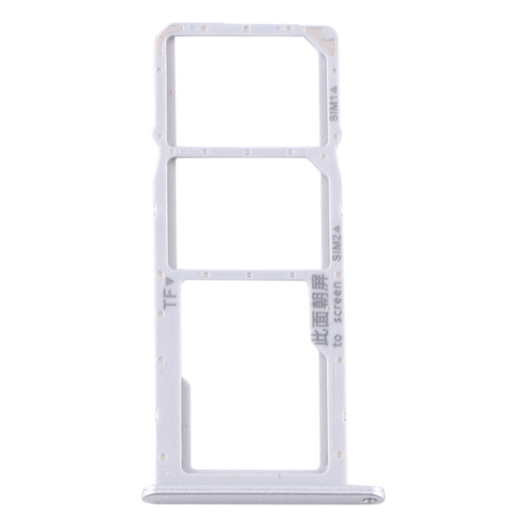 Silver SIM Card Tray Set with Micro SD Card Tray for Huawei Y6s (2020)