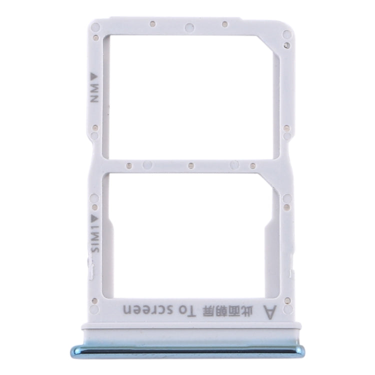 SIM Card Tray + NM Card Tray for Huawei P Smart 2020 (Baby Blue)