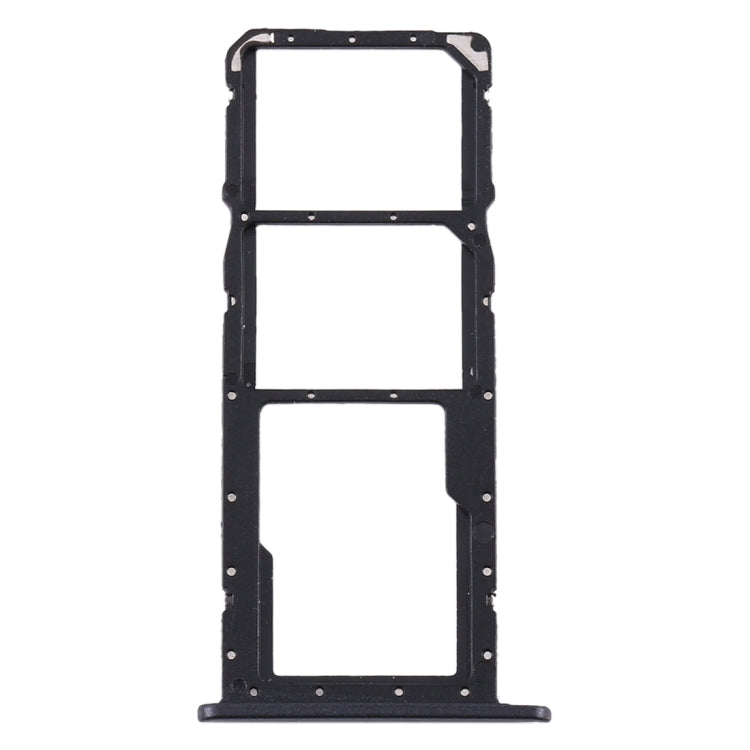SIM Card Tray + Micro SD Card Tray Set for Huawei Y6 Pro (2019) (Black)