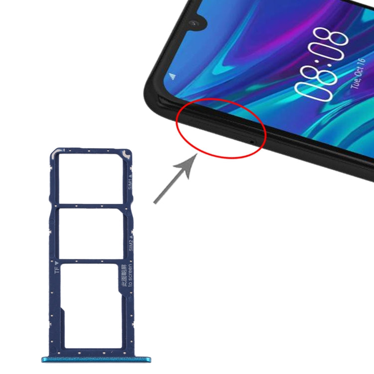 SIM Card Tray, SIM Card Tray, and Micro SD Card Tray Set for Huawei Y6 Pro (2019) (Green)