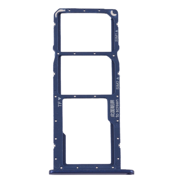 SIM Card Tray, SIM Card Tray, and Micro SD Card Tray Replacement for Huawei Y6 (2019) (Blue)