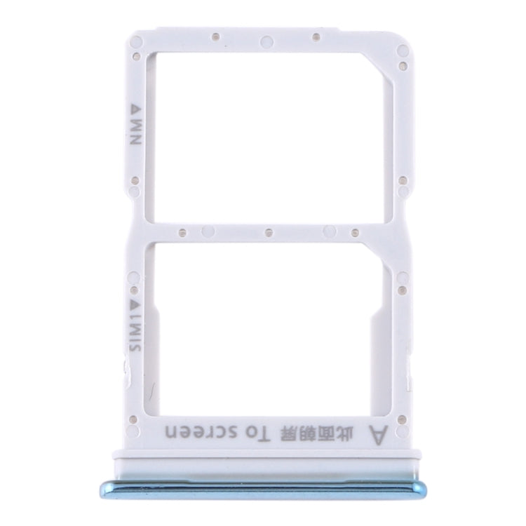 SIM Card Tray + NM Card Tray for Huawei Y8p (Twilight)