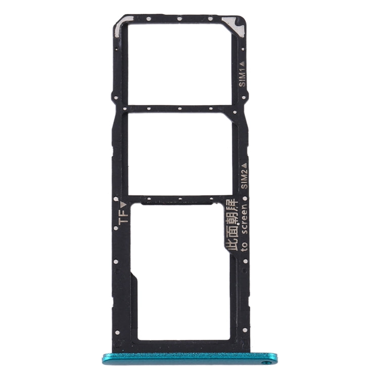 Huawei Y6p SIM Card Tray Set with Micro SD Card Tray Included (Green)