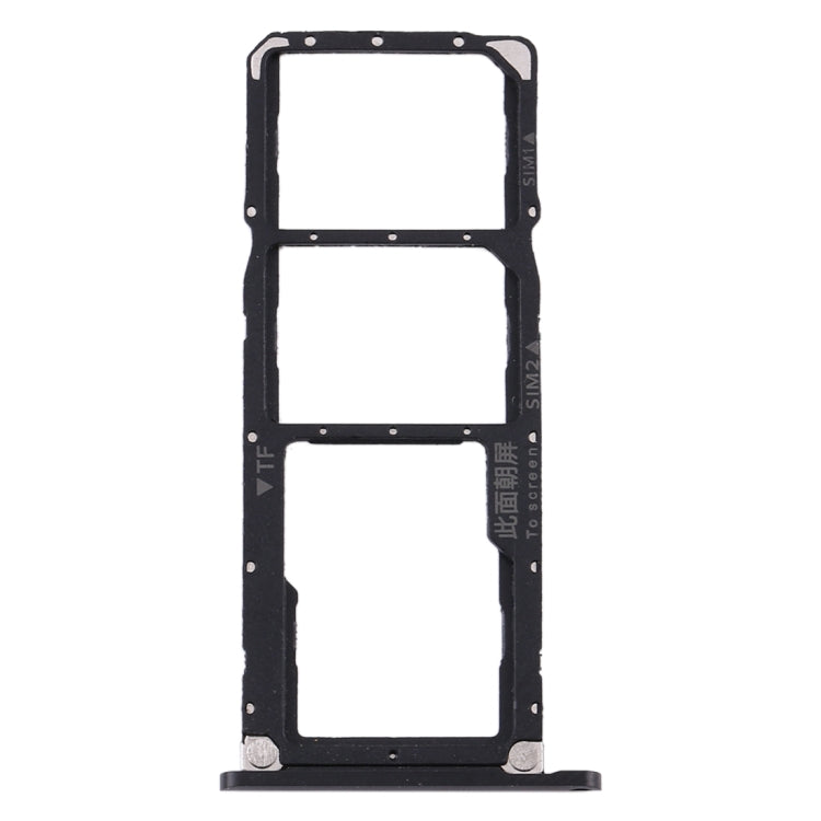 SIM Card Tray + Micro SD Card Tray Replacement for Huawei Enjoy Max (Black)