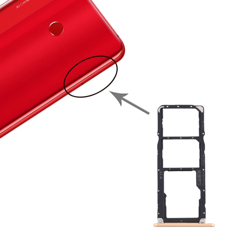 SIM and Micro SD Card Tray Set for Huawei Enjoy Max (Gold)