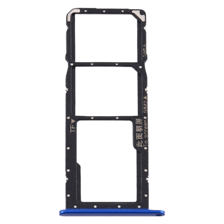 SIM Card Tray, SIM Card Tray, and Micro SD Card Tray Replacement for Huawei Y8s (Blue)