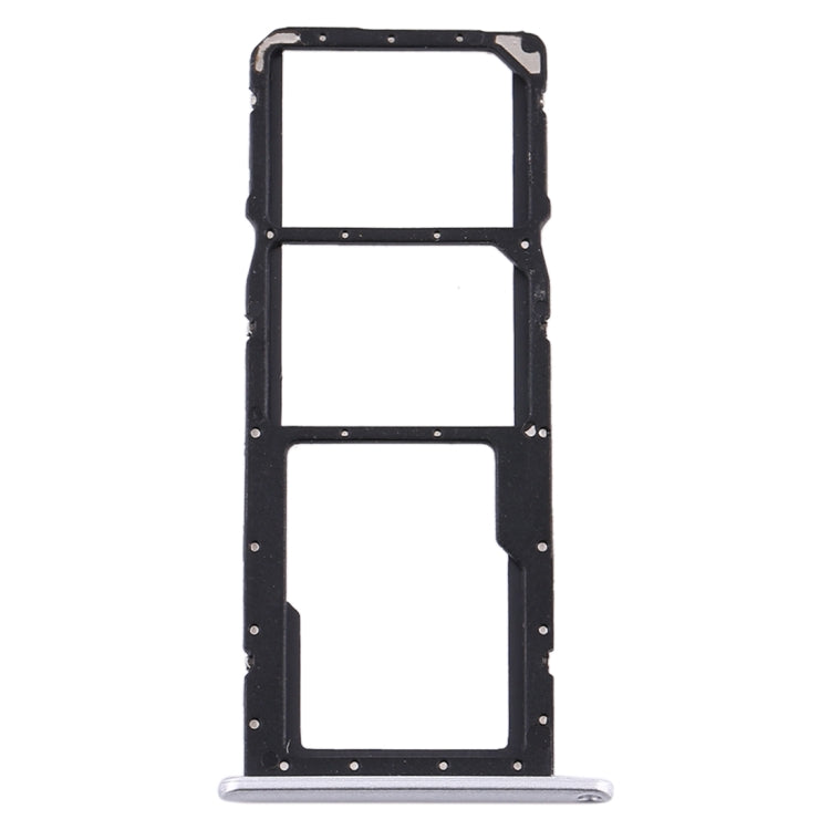 Huawei Y8s Silver Replacement SIM Card and Micro SD Tray Set