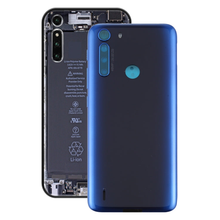 Battery Back Cover in Vibrant Blue for Motorola One Fusion