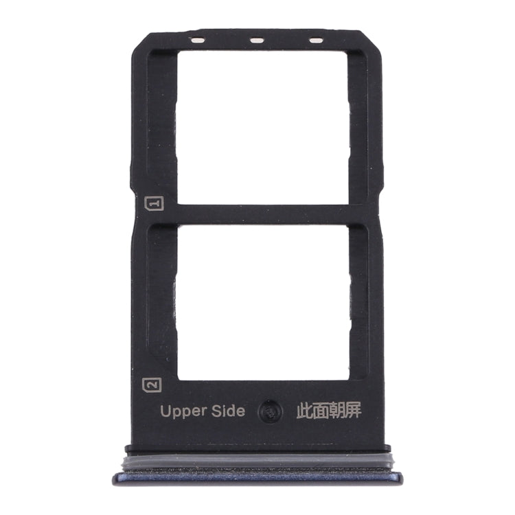 SIM Card Tray Replacement for Vivo Y70s V2002A (Black)