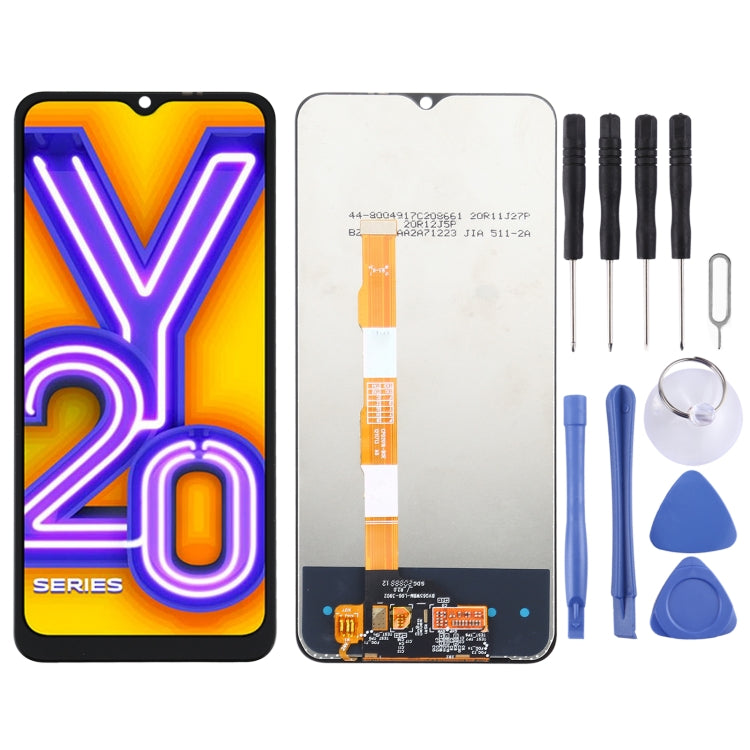 LCD Screen and Touch Digitizer Assembly for Vivo Y20/Y20i/Y30 (China)/Y30 Standard/Y20 2021/Y3s (2021) V2044 V2043 V2048 V2029 V2027 V2034A