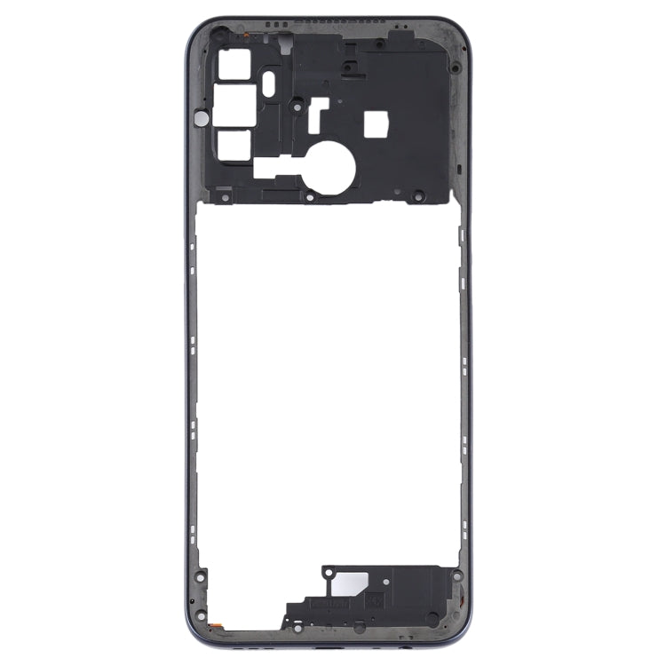 Middle Frame Bezel Plate Replacement for OPPO A53(2020)/A53 4G/A53s/A32 4G/A33 2020 CPH2127 (Black)