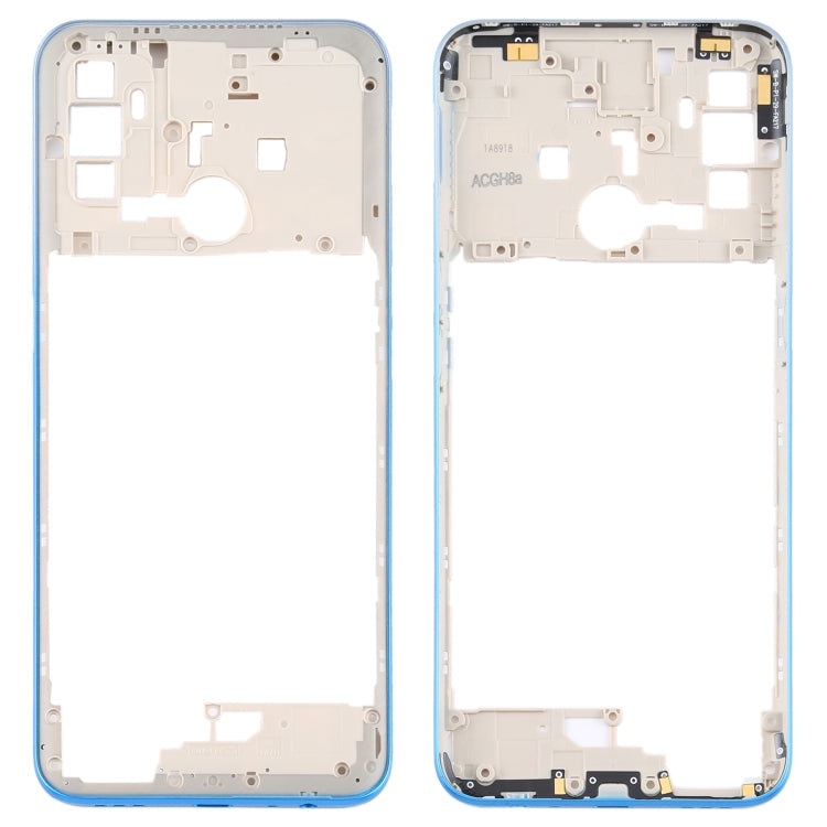 Blue Middle Frame Bezel Plate for OPPO A53(2020)/A53 4G/A53s/A32 4G/A33 2020 CPH2127