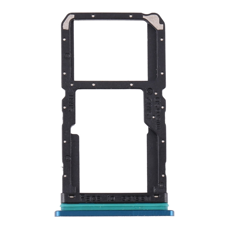 Replacement SIM Card Tray + SIM/Micro SD Card Tray for OPPO Reno2 PCKM70 PCKT00 PCKM00 CPH1907 (Green)