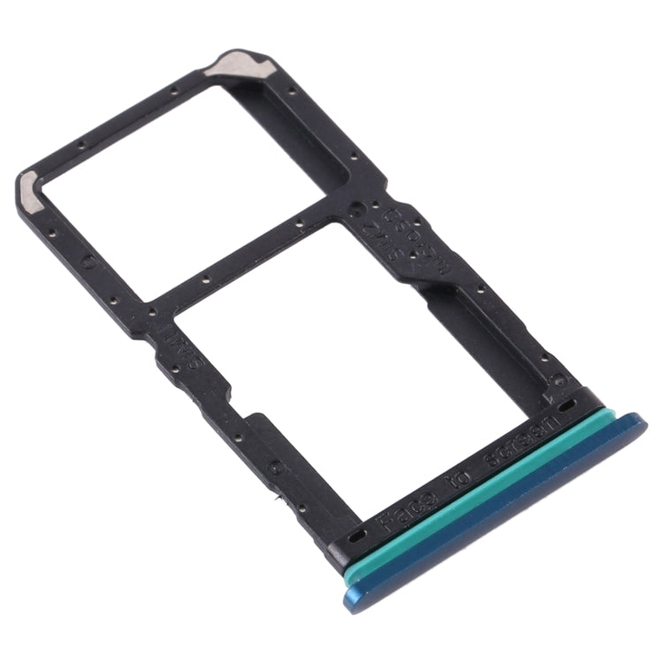 Replacement SIM Card Tray + SIM/Micro SD Card Tray for OPPO Reno2 PCKM70 PCKT00 PCKM00 CPH1907 (Green)