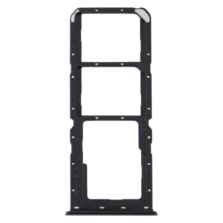 SIM Card Tray Set with Micro SD Card Tray for OPPO A91/F15 CPH2001 CPH2021 PCPM00(Black)