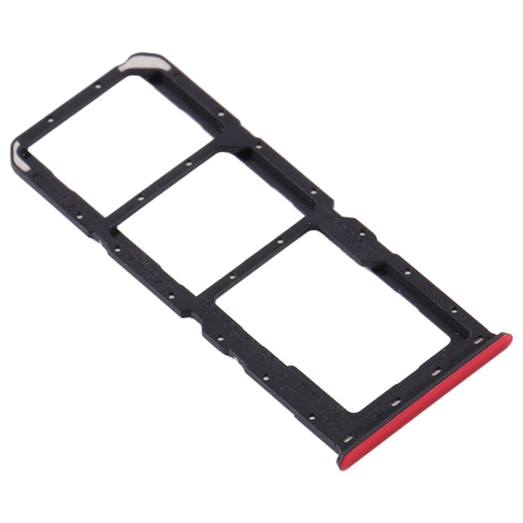 Red SIM Card Tray + Micro SD Card Tray for OPPO A91/F15 CPH2001 CPH2021 PCPM00