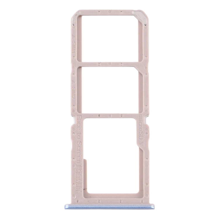 Replacement SIM and Micro SD Card Tray Set for OPPO A32 PDVM00 (Blue)