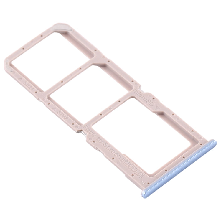 Replacement SIM and Micro SD Card Tray Set for OPPO A32 PDVM00 (Blue)