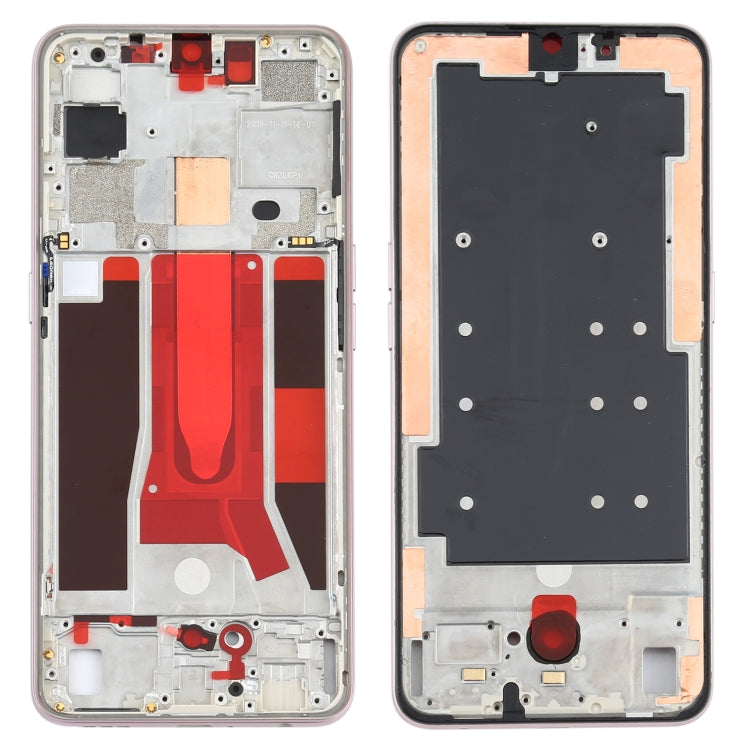 Gold Front Housing LCD Frame Bezel Plate for OPPO Reno3 5G/Reno3 4G PCHM30 CPH2043
