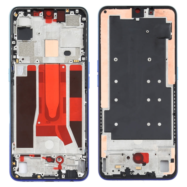 Front Housing LCD Frame Bezel Plate for OPPO Reno3 5G/Reno3 4G - Baby Blue