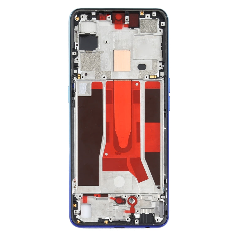 Front Housing LCD Frame Bezel Plate for OPPO Reno3 5G/Reno3 4G - Baby Blue
