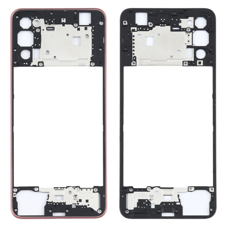 Back Housing Frame Replacement for OPPO Reno4 5G / Reno4 4G CPH2113 PDPM00 PDPT00 CPH2091 (Black)