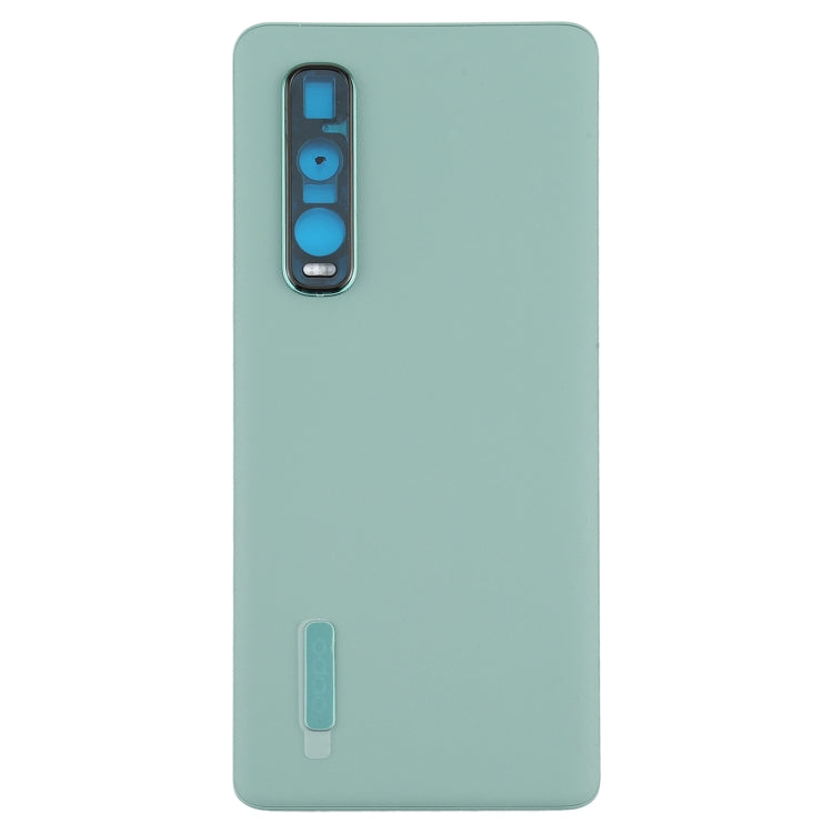 Green Original Leather Battery Back Cover for OPPO Find X2 Pro CPH2025 PDEM30