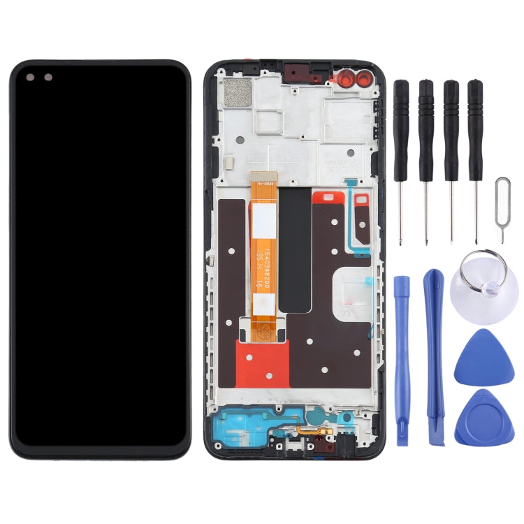 OPPO A92s/Reno4 Z LCD Display and Touch Screen Assembly with Frame