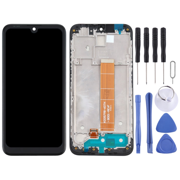 LCD Screen and Digitizer Full Assembly With Frame for Nokia 2.2 TA-1183 / TA-1179 / TA-1191 / TA-1188(Black)