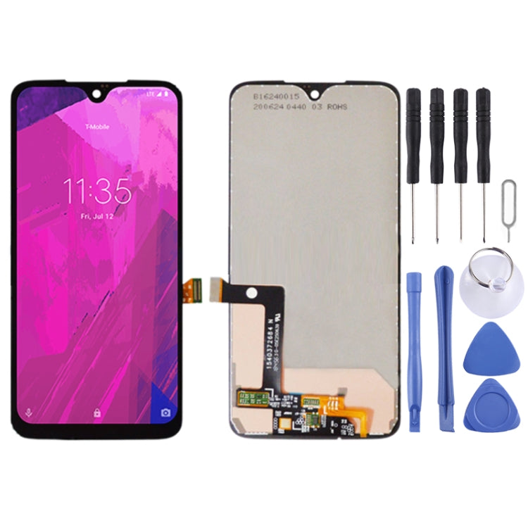 Replacement Full Assembly LCD Screen and Digitizer for T-Mobile Revvlry Plus xt1965-t (Black)