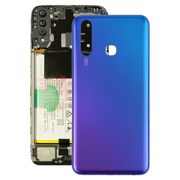 Battery Back Cover Replacement for Vivo Y5s(China) / V1934A / V1934T(Blue)