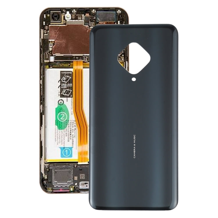 Battery Back Cover for Vivo Y9s/S1 Pro/V17 (Russia)/V1945A/V1945T/1920 (Black) - Replacement Back Housing Cover