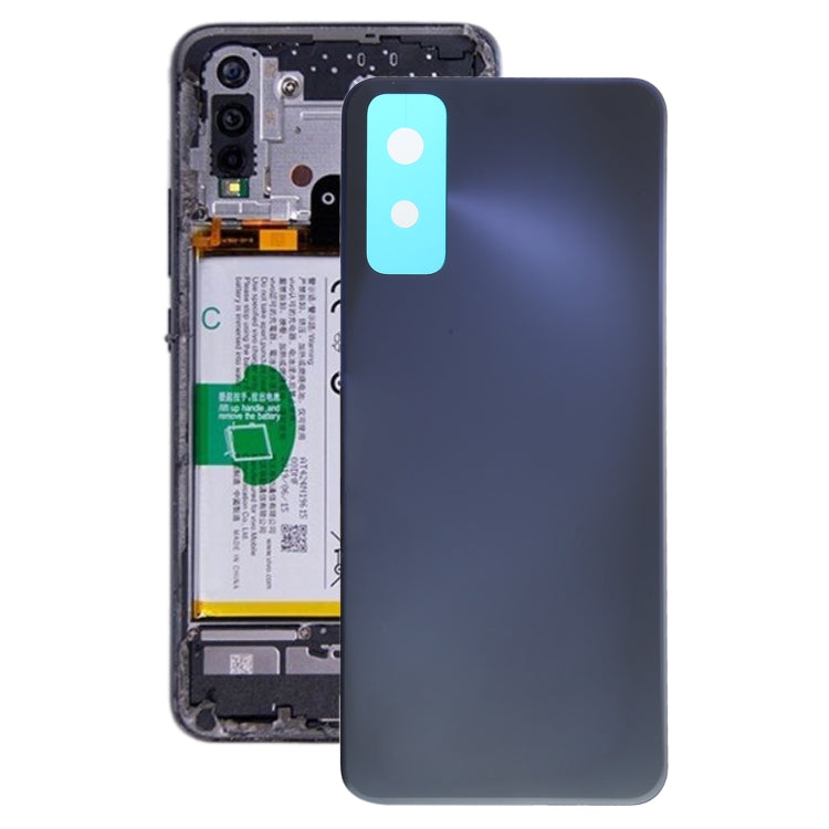 Battery Back Cover for Vivo Y30 / V2034A(Black) - Sleek and Durable Option for Vivo Y30