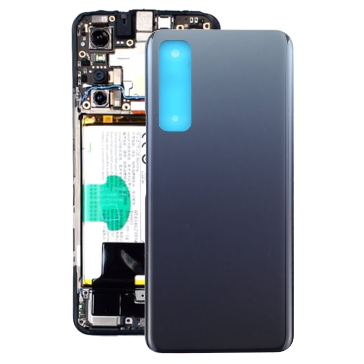 Battery Back Cover for Vivo Y73s / V2031A(Black) - Aesthetic and Functional Replacement Cover