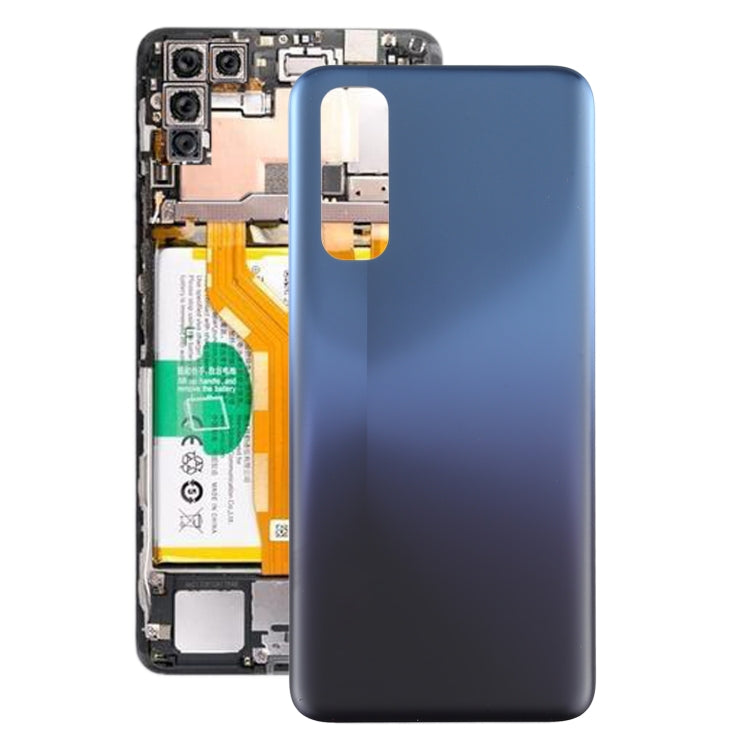 Black Battery Back Cover for OPPO Realme 7 / RMX2155 / RMX2151 / RMX2163