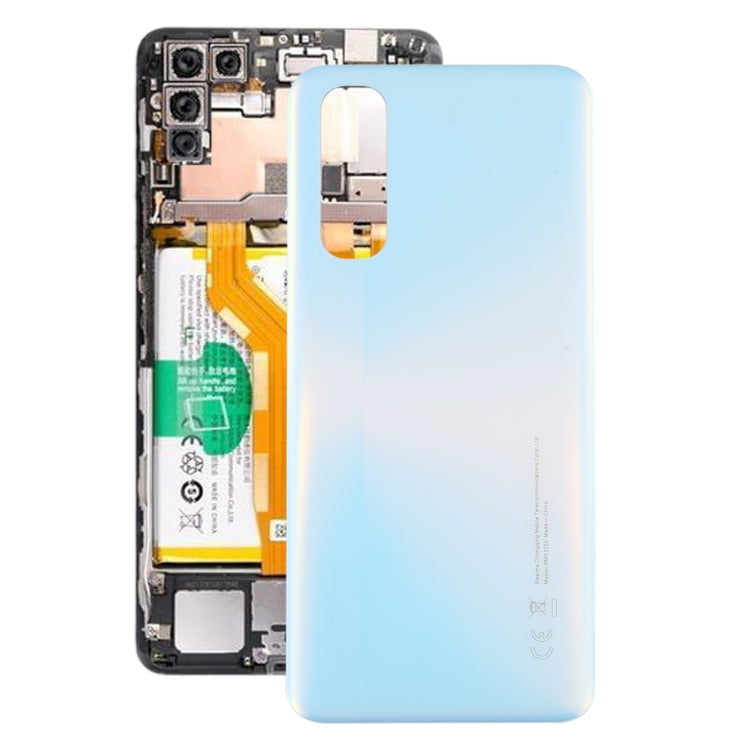 White Battery Back Cover for OPPO Realme 7 / RMX2155 / RMX2151 / RMX2163